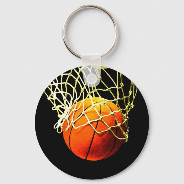 Basketball Boll Nyckelring (Framsida)