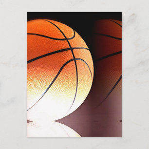 Basketball Boll-postkort Vykort