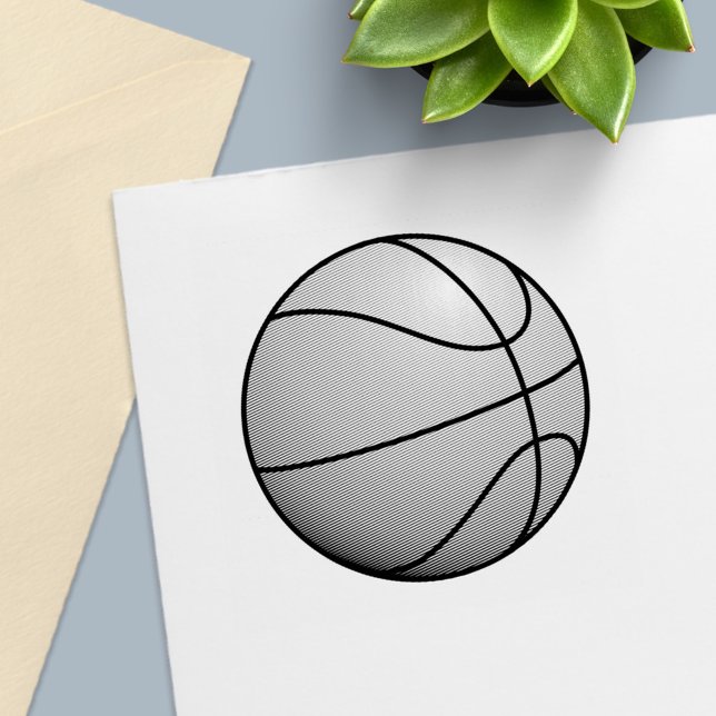 Basketball Boll Självfärgande Stämpel (Skapare uppladdad)