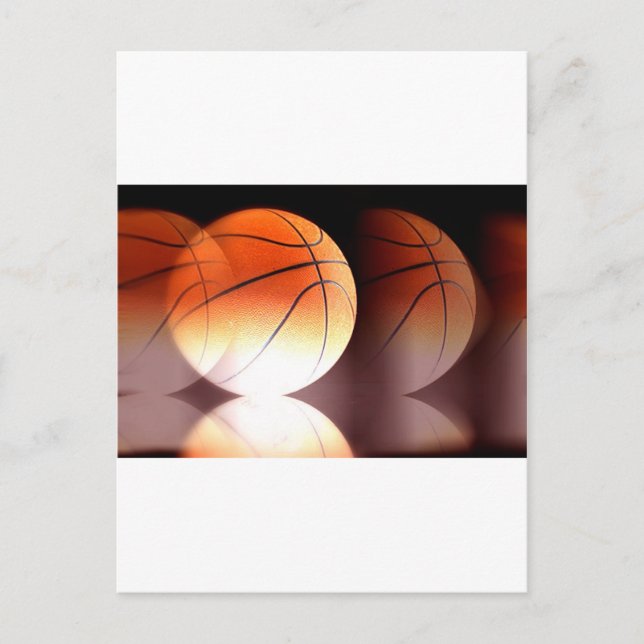 Basketball Boll Vykort (Framsida)