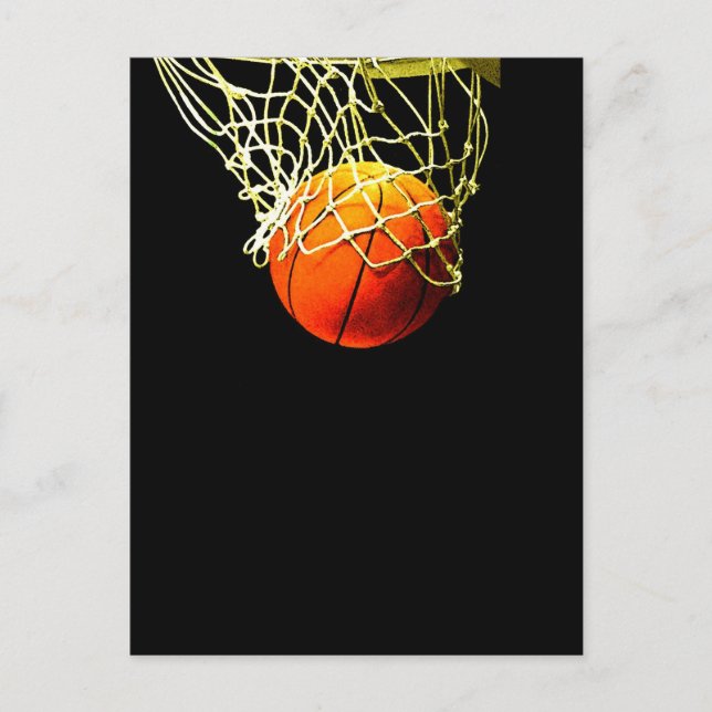 Basketball Boll Vykort (Framsida)