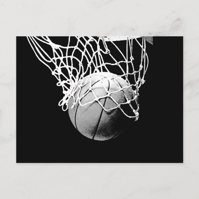 Basketball Boll Vykort (Framsida)