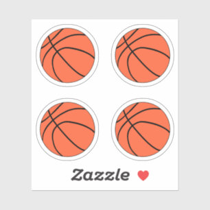 Basketball bollar pack klistermärken