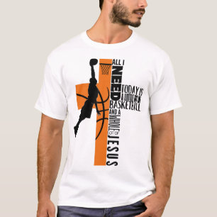 Basketball Boy åldras Kids Manar allt jag behöver  T Shirt