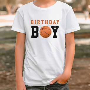 Basketball Boy Födelsedagsfest T Shirt