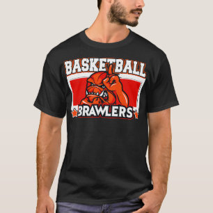 Basketball Brawlers Sports Bball Mascot Team T Shirt