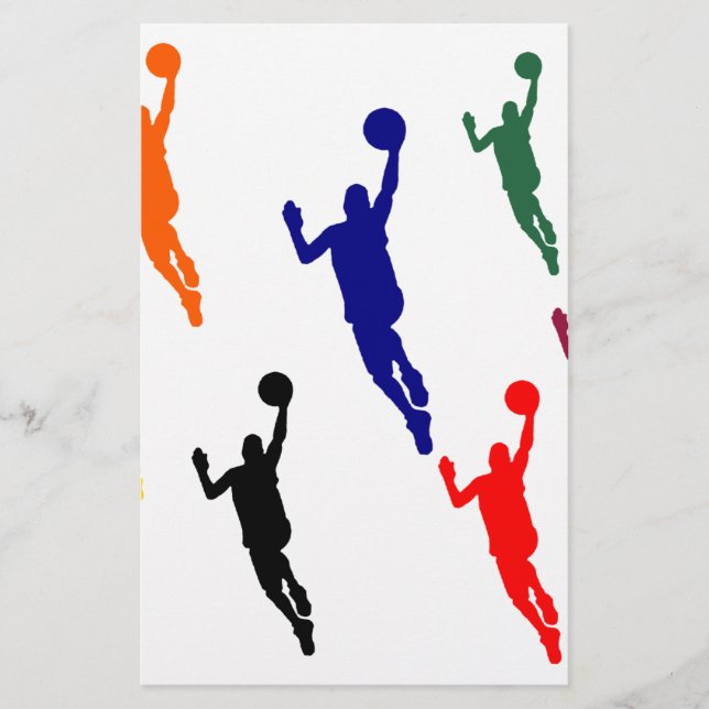BASKETBALL BREVPAPPER (Framsida)