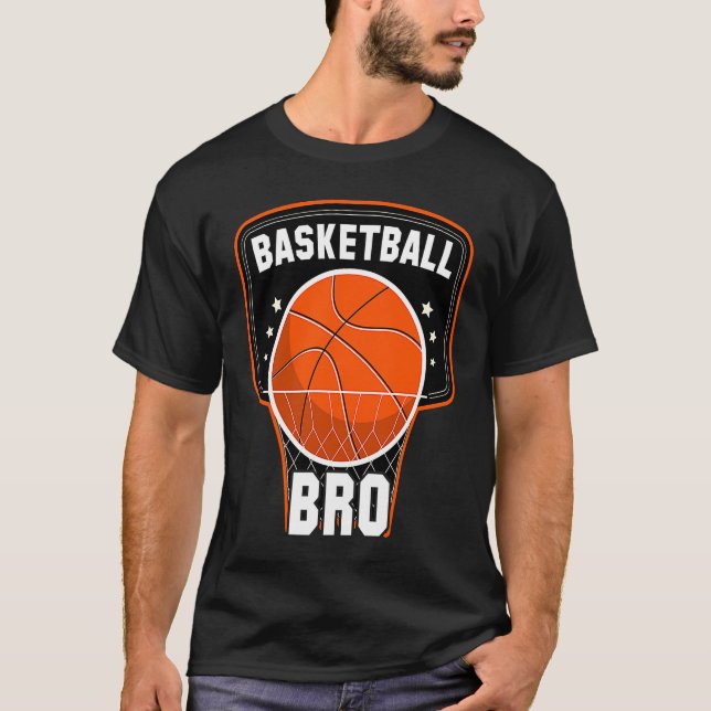 Basketball Bro I Basketball T Shirt (Framsida)