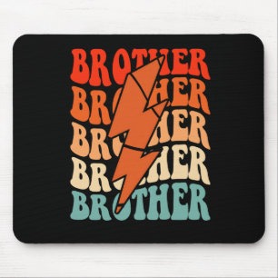 Basketball Brother Retro Groovy Lightning Bult Tjo Musmatta