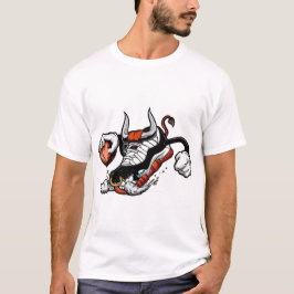 Basketball Bull Sneaker – Urban Monster Shoe Graph T Shirt