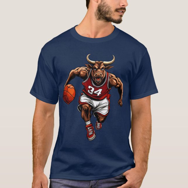 Basketball bull T-Shirt (Framsida)