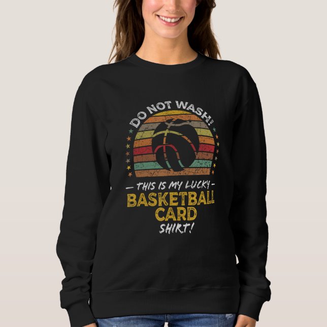 Basketball Card Collector Quote Graphic T Shirt (Framsida)