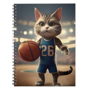 Basketball Cat Anteckningsbok