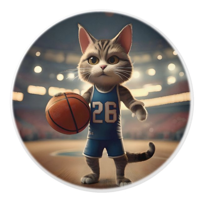 Basketball Cat Knopp (Framsidan)