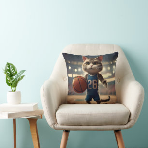 Basketball Cat Kudde