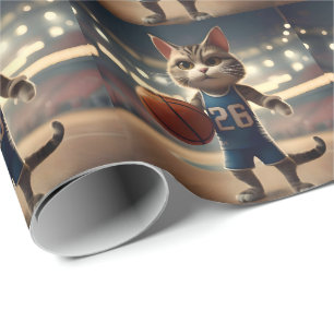Basketball Cat Presentpapper