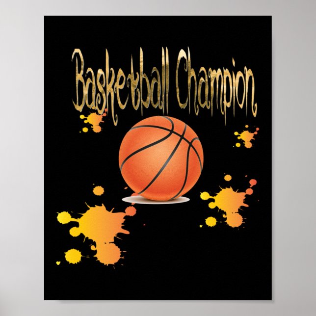 Basketball Champion Poster (Framsidan)