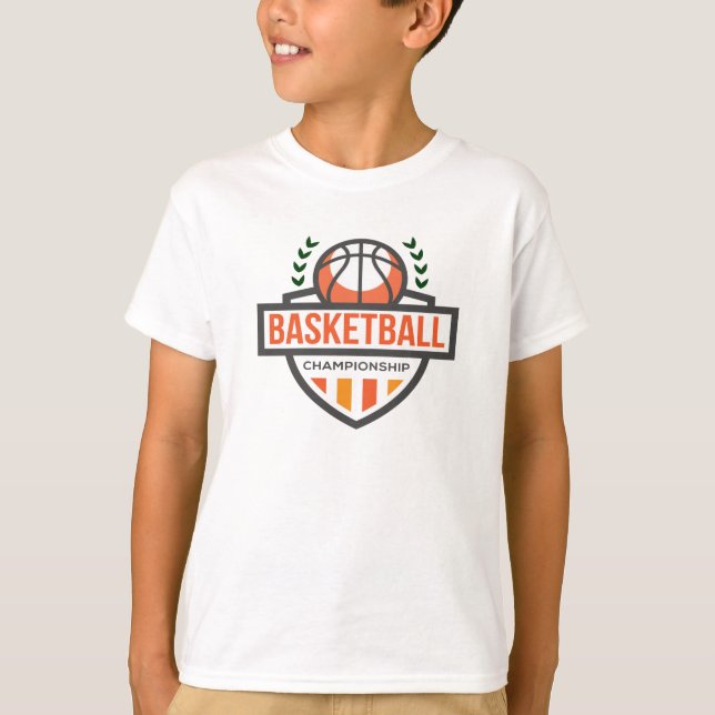 Basketball Championship-basketball-ety T-Shirt (Framsida)