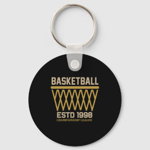 Basketball Championship League Estd 1998 Nyckelring