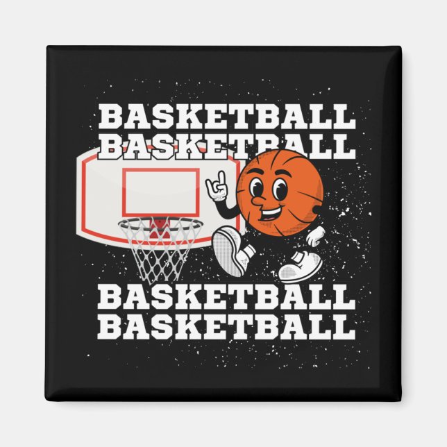 Basketball Character Ring Magnet (Framsidan)