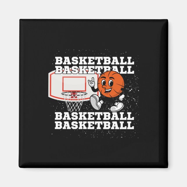 Basketball Character Ring Magnet (Framsidan)