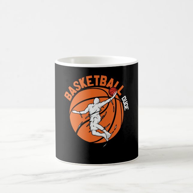 Basketball-chassi-design för Basketball Älskare Kaffemugg (Center)