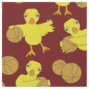 Basketball Chick Mönster Tyg