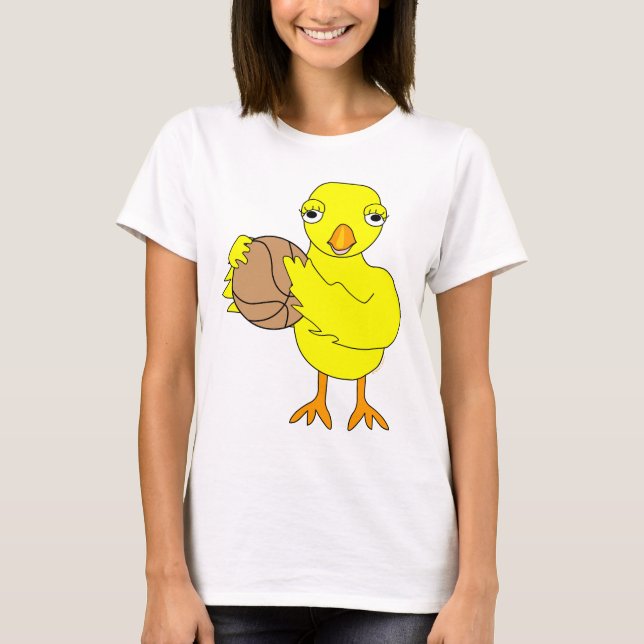 Basketball-Chick T Shirt (Framsida)