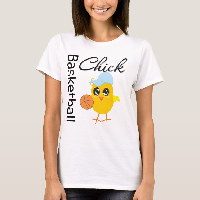 Basketball-Chick Tee Shirt (Framsida)