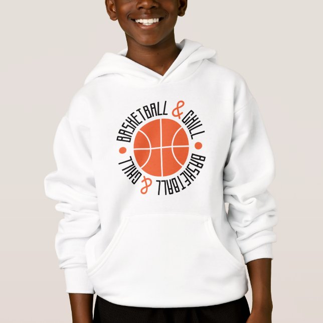 Basketball & Chill T Shirt (Framsida)