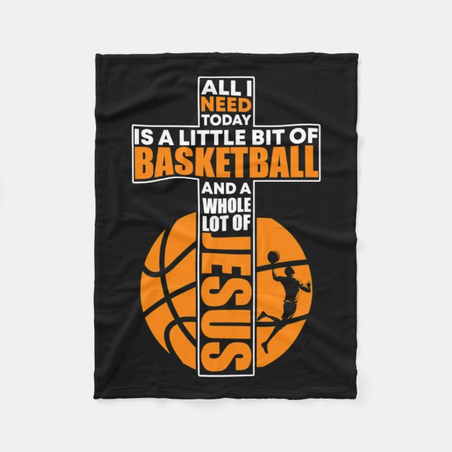 Basketball Christian Kor Fleecefilt (Framsidan)