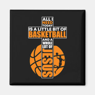 Basketball Christian Kor Magnet