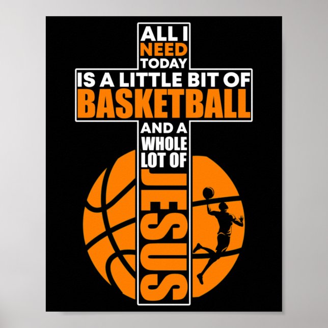 Basketball Christian Kor Poster (Framsidan)
