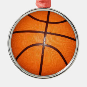Basketball Close Struktur Skin Julgransprydnad Metall