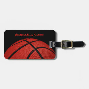 Basketball Close-up-anpassningsbar Bagagebricka