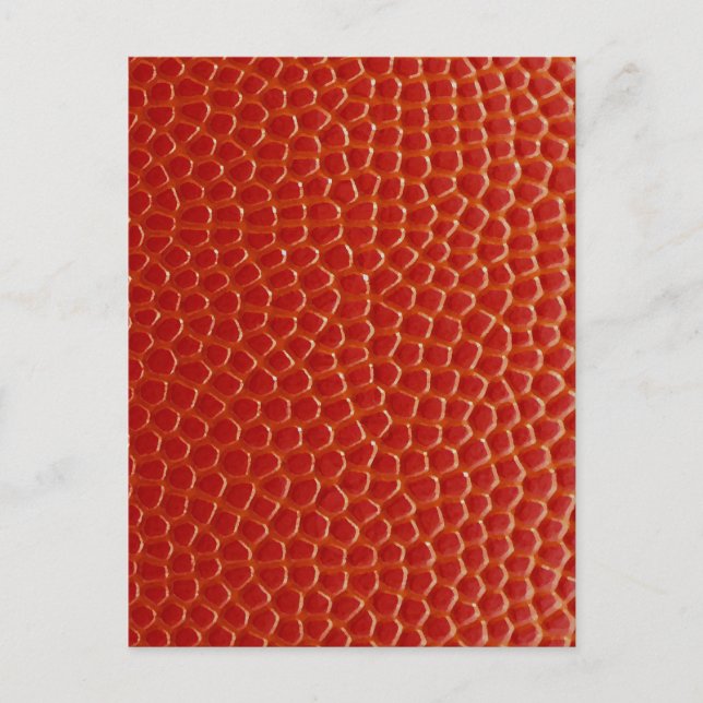 Basketball Close-up Struktur Vykort (Framsida)