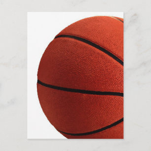 Basketball Closeup-Lodrät-postkort Vykort