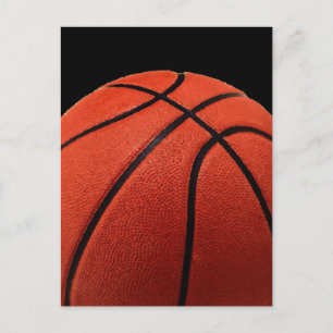 Basketball Closeup-Lodrät-postkort Vykort