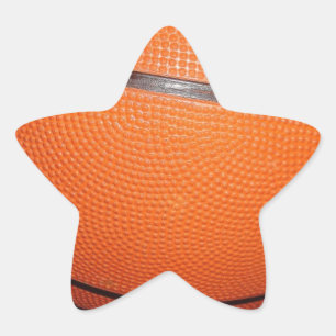 Basketball Closeup Skin Stjärnformat Klistermärke