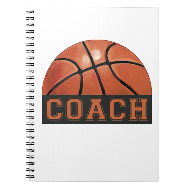 Basketball Coach Anteckningsbok (Framsidan)