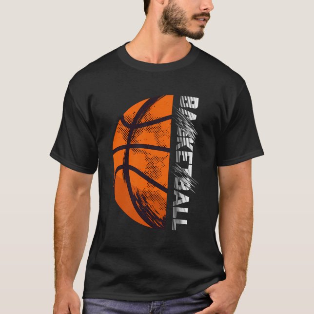 Basketball Coach Basketball Repeat Basketball T Shirt (Framsida)