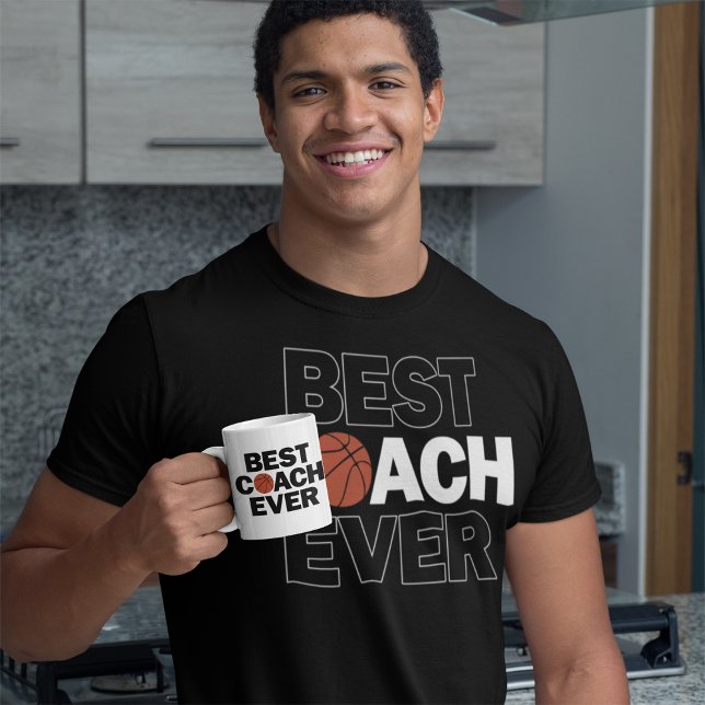 Basketball Coach Best Coach All Roligt Team Gift Kaffemugg (Skapare uppladdad)