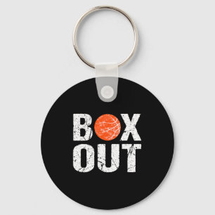 Basketball Coach Box Out-sats Novispresent T-Shirt Nyckelring