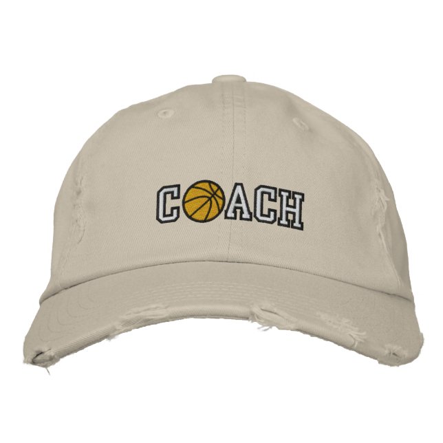 Basketball Coach Broderad Keps (Framsida)
