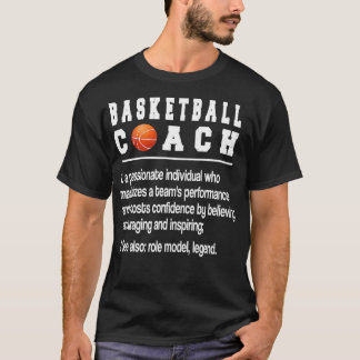 Basketball Coach Definition Basketball Tränar T Shirt