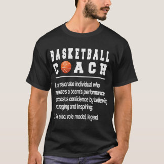 Basketball Coach Definition Basketball Tränar T Shirt