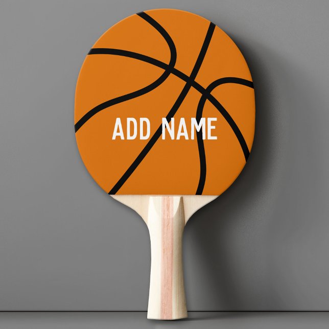 Basketball coach eller Lärare inom fysik Pingisracket (Custom Ping Pong Paddle with a Sports Theme)