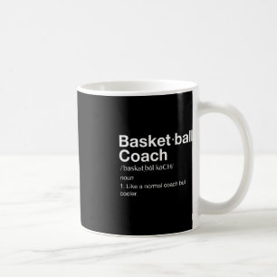 Basketball Coach Gift Roligt Basketball Definition Kaffemugg