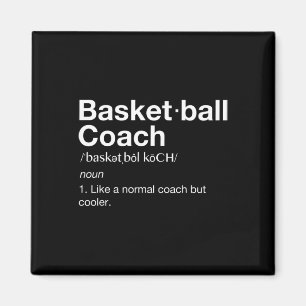 Basketball Coach Gift Roligt Basketball Definition Magnet
