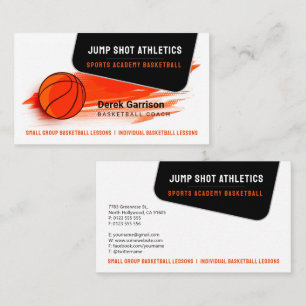 Basketball Coach Idrott Visitkort